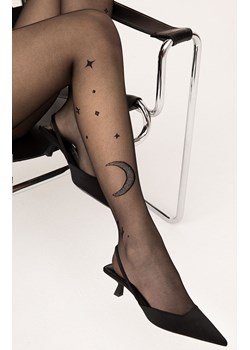 Czarne rajstopy w gwiezdne wzory Saturn G6048 15 DEN, Kolor czarny, Rozmiar 2, Fiore ze sklepu Primodo w kategorii Rajstopy - zdjęcie 187678490