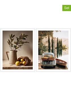 Orangewallz Druki artystyczne (2 szt.) &quot;Italian Set&quot; w ramce ze sklepu Limango Polska w kategorii Obrazy - zdjęcie 187678632