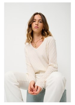 AUTHENTIC CASHMERE Kaszmirowy sweter &quot;Grasmoor&quot; w kolorze kremowym ze sklepu Limango Polska w kategorii Swetry damskie - zdjęcie 187678653