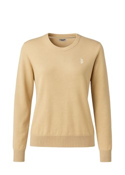 U.S. Polo Assn. Sweter w kolorze beżowym ze sklepu Limango Polska w kategorii Swetry damskie - zdjęcie 187678702