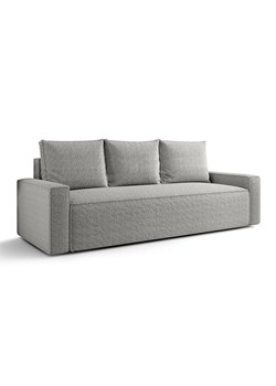 Jasnoszara sofa rozkładana z pojemnikiem M0-G52 ze sklepu Edinos.pl w kategorii Sofy i kanapy - zdjęcie 187678882