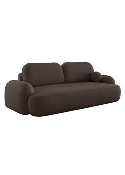 Brązowa sofa z pojemnikiem i funkcją spania E3-C46 ze sklepu Edinos.pl w kategorii Sofy i kanapy - zdjęcie 187678941