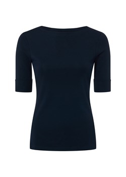 Lauren Ralph Lauren Koszulka damska Kobiety Bawełna granatowy jednolity ze sklepu vangraaf w kategorii Bluzki damskie - zdjęcie 187680153