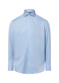 Finshley & Harding Męska koszula non-iron Mężczyźni Modern Fit Bawełna jasnoniebieski jednolity ze sklepu vangraaf w kategorii Koszule męskie - zdjęcie 187680170