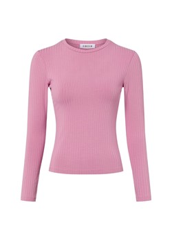 EDITED Damska koszulka z długim rękawem - Ginger Kobiety wiskoza brudny róż jednolity ze sklepu vangraaf w kategorii Bluzki damskie - zdjęcie 187680214