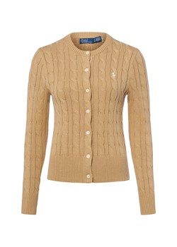 Polo Ralph Lauren Kardigan damski Kobiety Bawełna wielbłądzi jednolity ze sklepu vangraaf w kategorii Swetry damskie - zdjęcie 187680224