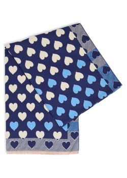 Marie Lund Szalik damski Kobiety wiskoza granatowy wzorzysty ze sklepu vangraaf w kategorii Szaliki i chusty damskie - zdjęcie 187680242