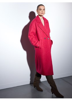 Mohito - Płaszcz z wełną - różowy ze sklepu Mohito w kategorii Płaszcze damskie - zdjęcie 187680393
