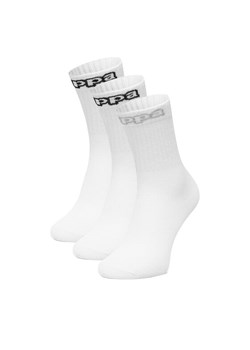 Skarpety długie Kappa CEO_KR_KAPPA_DZ004_W_AW25 Biały ze sklepu eobuwie.pl w kategorii Skarpetki dziecięce - zdjęcie 187680931