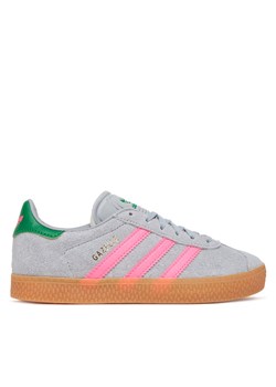 adidas Sneakersy Gazelle IH6472 Szary ze sklepu MODIVO w kategorii Buty sportowe dziecięce - zdjęcie 187681064