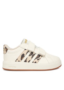 adidas Sneakersy Grand Court 3.0 KJ4831 Biały ze sklepu MODIVO w kategorii Buty sportowe dziecięce - zdjęcie 187681073