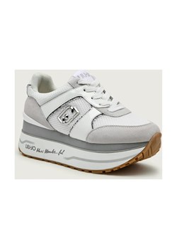 Liu Jo Sneakersy MAXI WONDER 02 - SNEAKE | zamsz ze sklepu Gomez Fashion Store w kategorii Buty sportowe damskie - zdjęcie 187681912