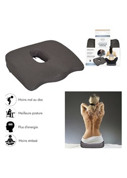 The Concept Factory Poduszka w kolorze antracytowym - 42 x 8 x 37 cm ze sklepu Limango Polska w kategorii Poduszki dekoracyjne - zdjęcie 187683090