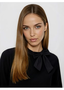 Reserved - Sweter z ozdobną kokardą - czarny ze sklepu Reserved w kategorii Swetry damskie - zdjęcie 187683680