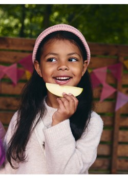 Reserved - Dzianinowa czapka z wiskozą - pastelowy róż ze sklepu Reserved w kategorii Czapki dziecięce - zdjęcie 187683750