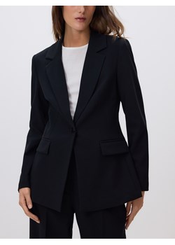 Reserved - Taliowana marynarka - czarny ze sklepu Reserved w kategorii Marynarki damskie - zdjęcie 187683792