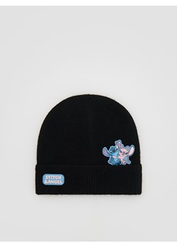 Reserved - Czapka Lilo i Stitch - czarny ze sklepu Reserved w kategorii Czapki dziecięce - zdjęcie 187683860