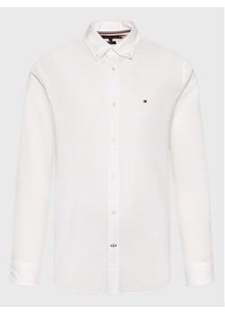 Tommy Hilfiger Koszula Core Flex Poplin MW0MW25035 Biały Regular Fit ze sklepu MODIVO w kategorii Koszule męskie - zdjęcie 187683970