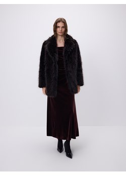 Reserved - Sukienka maxi z drapowaniem - brązowy ze sklepu Reserved w kategorii Sukienki - zdjęcie 187684131