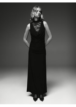 Reserved - Sukienka maxi z koronką - czarny ze sklepu Reserved w kategorii Sukienki - zdjęcie 187684140