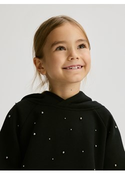 Reserved - Bluza z aplikacjami - czarny ze sklepu Reserved w kategorii Bluzy dziewczęce - zdjęcie 187684243