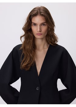 Reserved - Taliowana marynarka - czarny ze sklepu Reserved w kategorii Marynarki damskie - zdjęcie 187684560