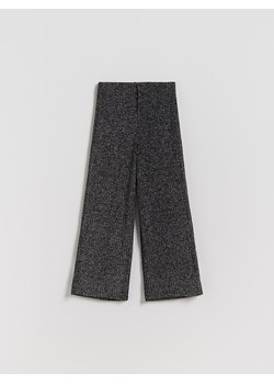 Reserved - Błyszczące spodnie - czarny ze sklepu Reserved w kategorii Spodnie dziewczęce - zdjęcie 187684623