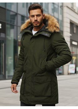 Kurtka męska parka zimowa zielona TX2994z ze sklepu DSTREET.PL w kategorii Kurtki męskie - zdjęcie 187684661