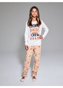 Sinsay - Piżama dwuczęściowa z motywem świątecznym - kremowy ze sklepu Sinsay w kategorii Piżamy dziecięce - zdjęcie 187685182