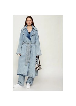 Hugo Blue Jeansowy płaszcz Garena_3_B ze sklepu Gomez Fashion Store w kategorii Płaszcze damskie - zdjęcie 187685974
