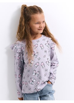 GATE Bawełniana koszulka z nadrukiem 5Y ze sklepu gateshop w kategorii Bluzki dziewczęce - zdjęcie 187686412