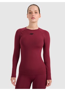 Damska bielizna termoaktywna (góra) 4F 4FWAW25USEAF220 - czerwona ze sklepu Sportstylestory.com w kategorii Bielizna termoaktywna damska - zdjęcie 187686622