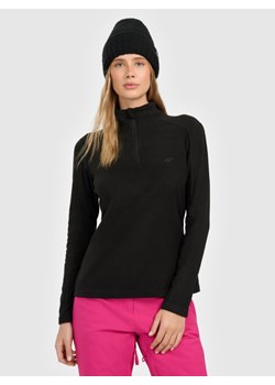 Damska bielizna termiczna polarowa (góra) 4F 4FRAW25UFLEF080 - czarna ze sklepu Sportstylestory.com w kategorii Bielizna termoaktywna damska - zdjęcie 187686640