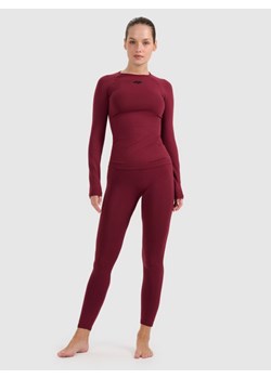 Damska bielizna termoaktywna (dół) 4F 4FWAW25USEAF221 - czerwona ze sklepu Sportstylestory.com w kategorii Bielizna termoaktywna damska - zdjęcie 187686771