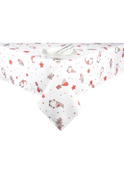 Trendy Kitchen by EXCÉLSA Obrus &quot;Gnomo&quot; w kolorze biało-czerwonym - 240 x 140 cm ze sklepu Limango Polska w kategorii Obrusy i bieżniki - zdjęcie 187687023