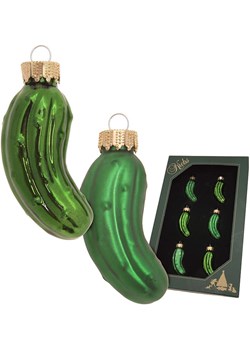 Krebs Glas Lauscha Bombki (6 szt.) w kolorze zielonym ze sklepu Limango Polska w kategorii Dekoracje bożonarodzeniowe - zdjęcie 187687030