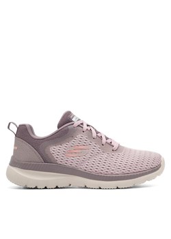 Sneakersy Skechers Bountiful 12607 Fioletowy ze sklepu eobuwie.pl w kategorii Buty sportowe damskie - zdjęcie 187687233