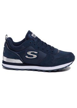 Sneakersy Skechers Goldn Gurl 111/NVY Granatowy ze sklepu eobuwie.pl w kategorii Buty sportowe damskie - zdjęcie 187687250