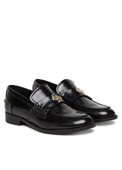 Loafersy Guess FLPBVL ELE14 Czarny ze sklepu eobuwie.pl w kategorii Lordsy damskie - zdjęcie 187687271