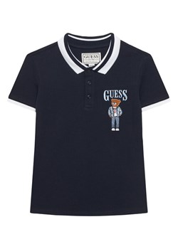 Guess Polo L6RP01 KBV51 Granatowy Regular Fit ze sklepu MODIVO w kategorii T-shirty chłopięce - zdjęcie 187687450