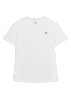 Guess Jeans T-Shirt W4YI10 J1314 Biały Regular Fit ze sklepu MODIVO w kategorii Bluzki damskie - zdjęcie 187687490