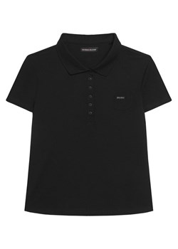 Guess Polo W5GP73 KCYR1 Czarny Regular Fit ze sklepu MODIVO w kategorii Bluzki damskie - zdjęcie 187687491