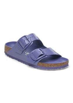 Birkenstock Skórzane klapki &quot;Arizona&quot; w kolorze fioletowym ze sklepu Limango Polska w kategorii Klapki damskie - zdjęcie 187688050