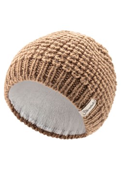Sterntaler Czapka dzianinowa w kolorze jasnobrązowym ze sklepu Limango Polska w kategorii Czapki dziecięce - zdjęcie 187688211