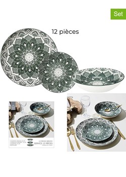 Ethnical Life 12-częściowy zestaw &quot;Mandala&quot; w kolorze zielonym ze sklepu Limango Polska w kategorii Naczynia - zdjęcie 187688383