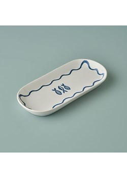 BELLA MAISON Półmisek &quot;Marine&quot; w kolorze biało-niebieskim ze sklepu Limango Polska w kategorii Misy i tace dekoracyjne - zdjęcie 187688710