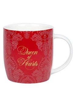 Könitz Kubek jumbo &quot;Queen of Hearts&quot; w kolorze czerwono-białym - 400 ml ze sklepu Limango Polska w kategorii Dzbanki i zaparzacze - zdjęcie 187689422
