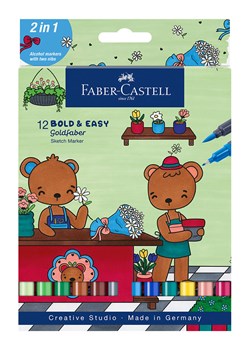 Faber-Castell Flamastry (12 szt.) &quot;Gofa&quot; ze sklepu Limango Polska w kategorii Akcesoria biurowe - zdjęcie 187689471