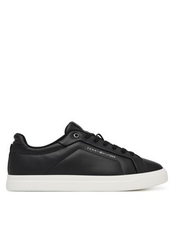 Sneakersy Tommy Hilfiger Icon Court Light Premium FM0FM05837 Czarny ze sklepu eobuwie.pl w kategorii Buty sportowe męskie - zdjęcie 187689533