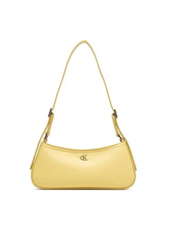 Torebka Calvin Klein Ck Small Shoulder Bag LV04F3170G Beżowy ze sklepu eobuwie.pl w kategorii Torebki bagietki - zdjęcie 187689551